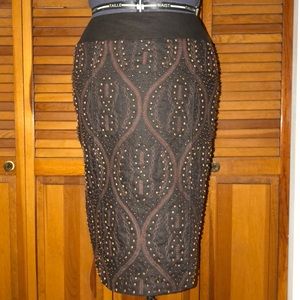 Lafayette 148 New York Hand-beaded skirt | size 6